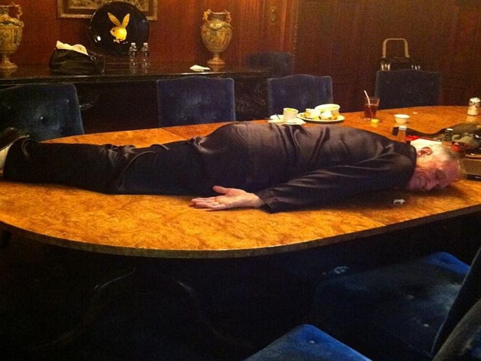 Did Hugh Hefner Just Kill Planking? [PICTURES]