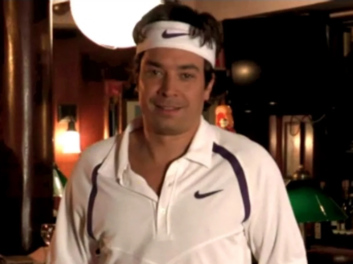 Jimmy Fallon Mocks Tennis Pro Roger Federer in Hysterical 'Late Night' Skit  [VIDEO]