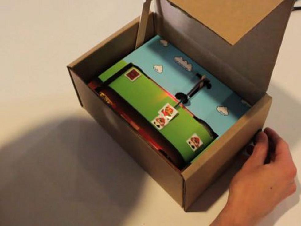 Play Super Mario Bros. in a Cardboard Box [VIDEO]