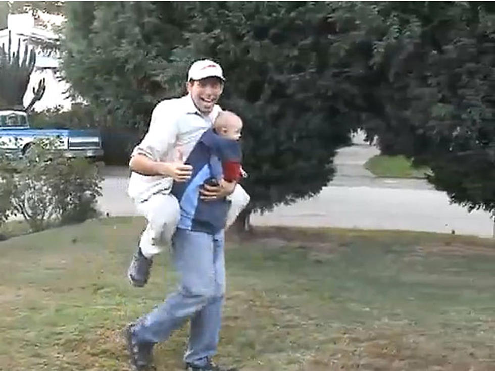Baby Carries Dad Around For Hilarious Halloween Costume [VIDEO]