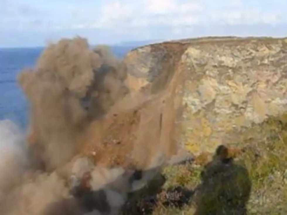 English Cliff Crumbles Into Ocean [VIDEO]