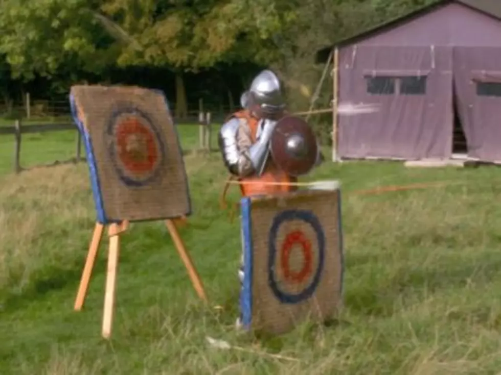 Medieval Sword Fighting and Archery Uses Real Weapons, Human Targets