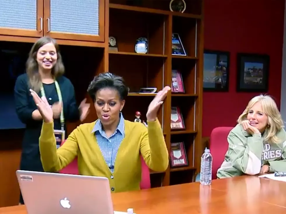 Michelle Obama Sends Out Her First Tweet [VIDEO]