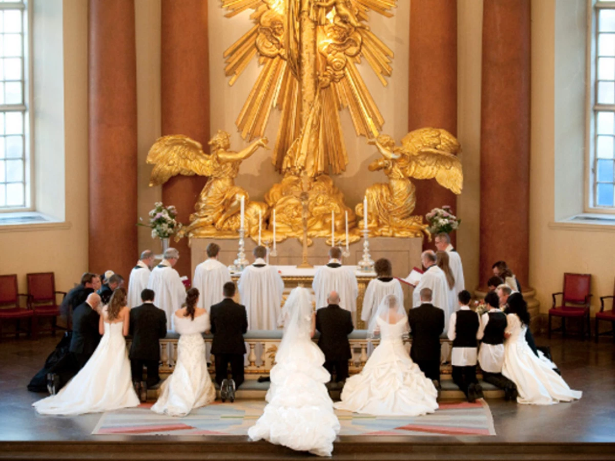 Католическая свадьба собор Испания