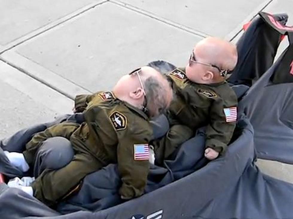 Twin Babies Have the Best Top Gun Costumes Ever