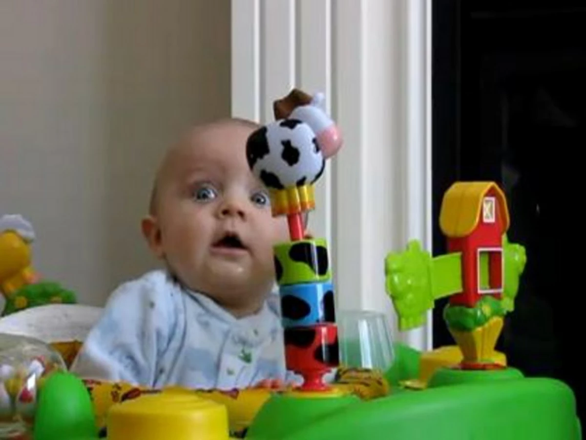 Baby Emerson Adorably Scared By Mom’s Sneeze [VIDEO]