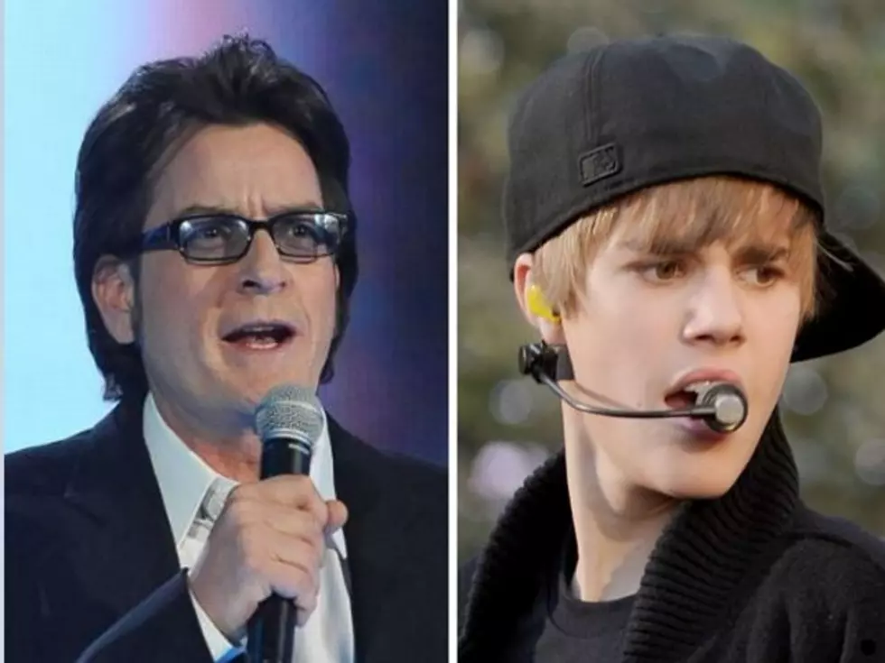 Charlie Sheen Reveals Phone Number on Twitter in Failed Message to Justin Bieber