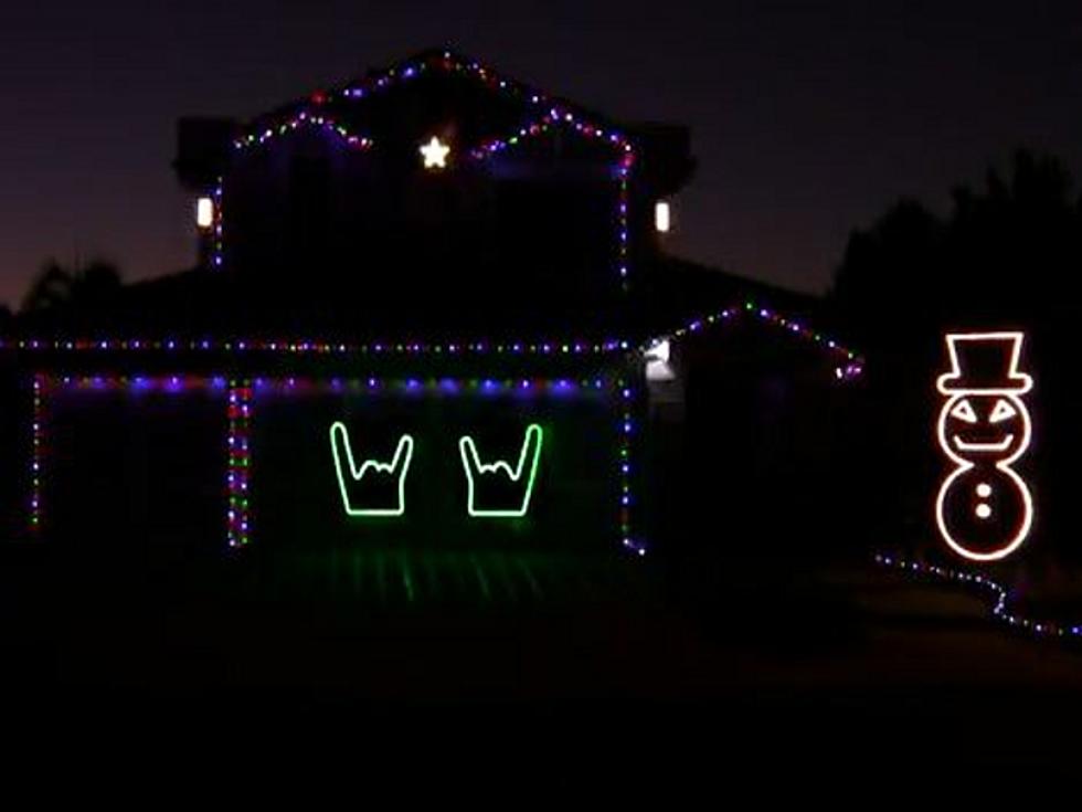 Slayer Christmas Lights Rock the Block [VIDEO]