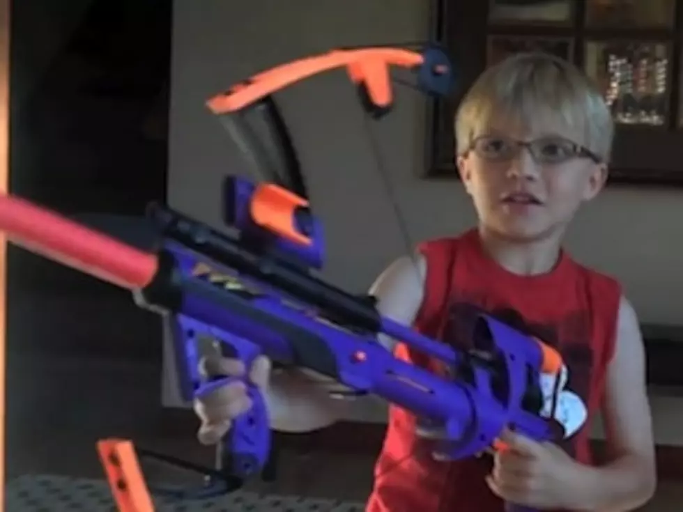 Smart Kid Yanks Out a Tooth With a Nerf Bow and Arrow [VIDEO]