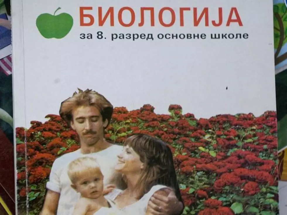 Did You Know Nicolas Cage Starred on the Cover of a Serbian Textbook?