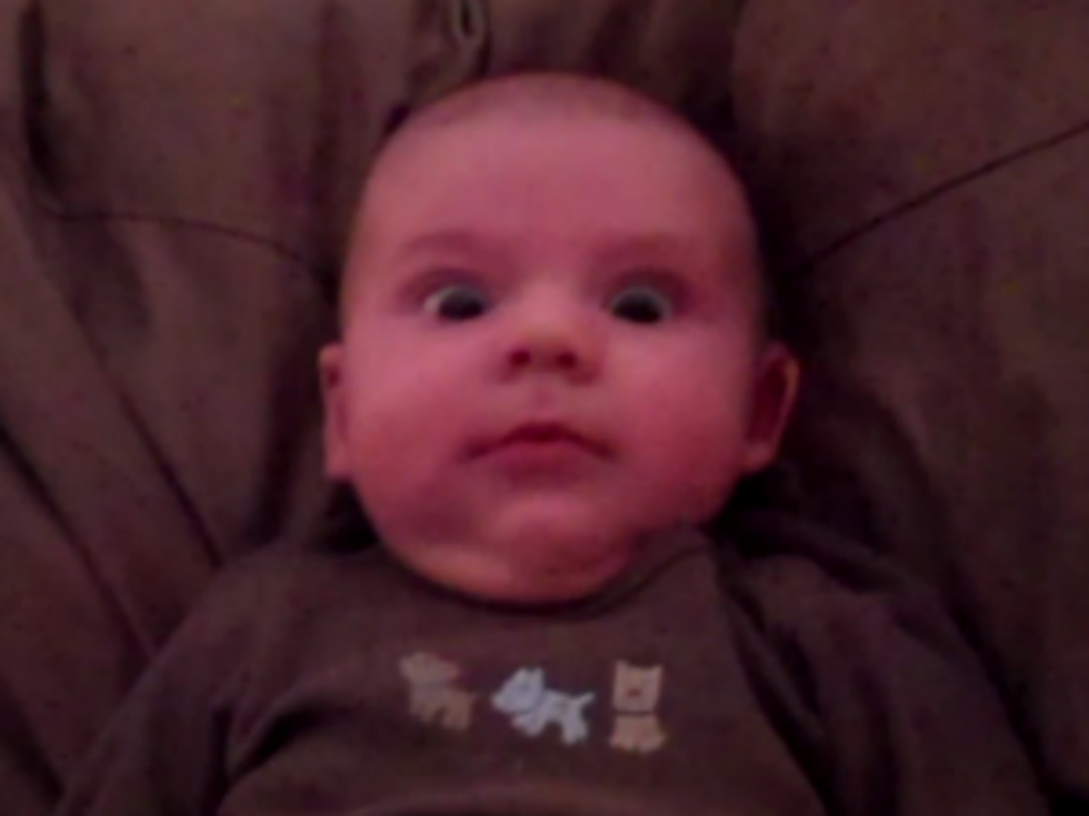 Baby Jackson Has a Hilarious Reaction to Daddy&#8217;s Snoring [VIDEO]