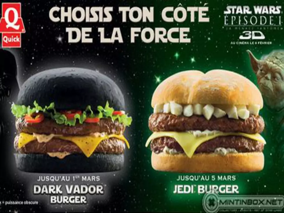 Darth Vader Burger Rules the Galaxy With Black Bun [IMAGE]