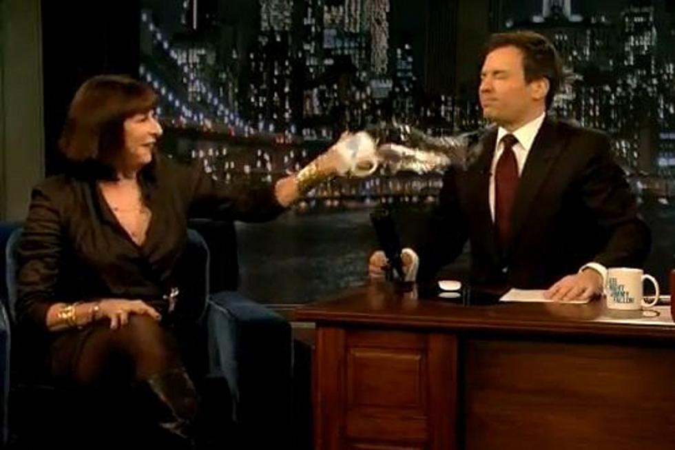 Why Did Anjelica Huston Toss Water in Jimmy Fallon&#8217;s Face?