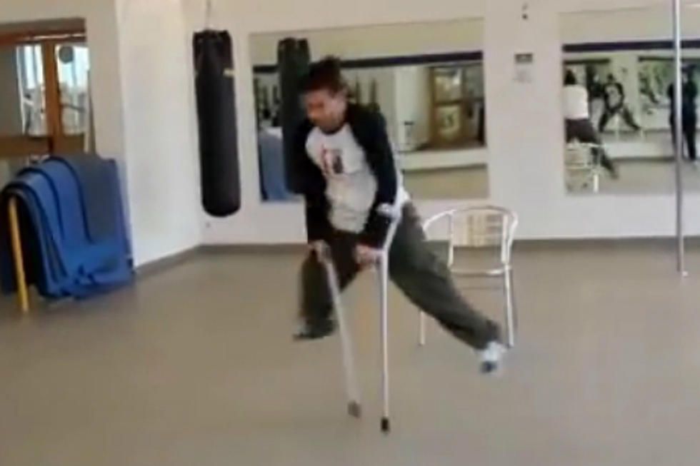 Handicapped Performer Dancing on Crutches Blows Us Away