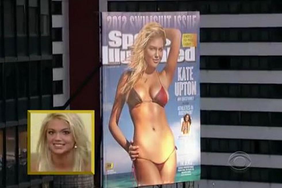 Kate Upton Revealed as 2012 Sports Illustrated Swimsuit Model on ‘Letterman’