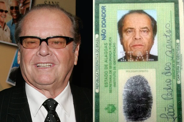 Dumb Criminal Busted for Using Fake ID with Jack Nicholson ...