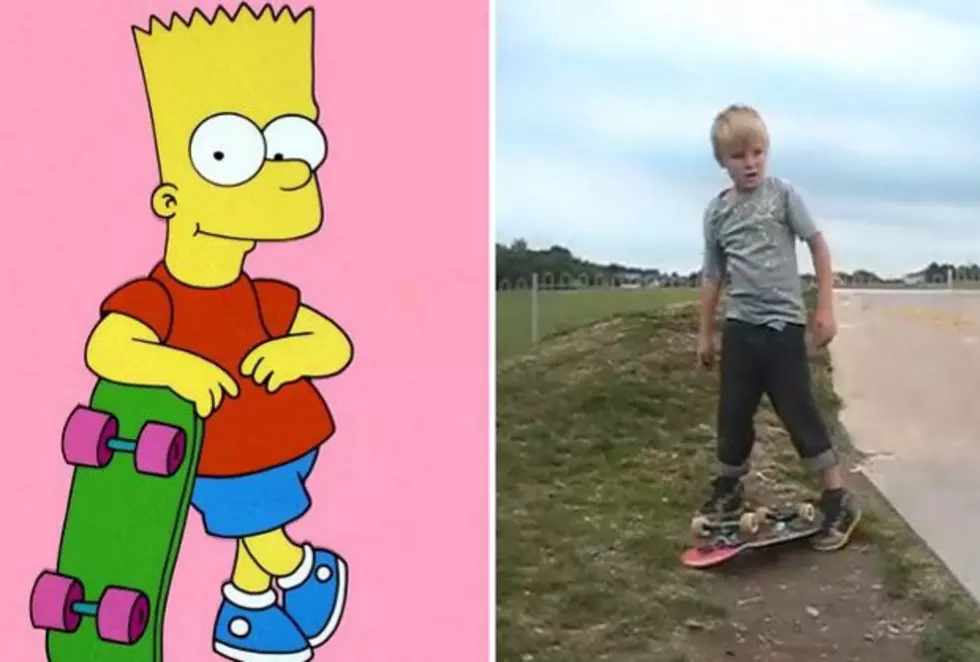 Amazing Eight-Year-Old Skateboarder Is a Real Life Bart Simpson