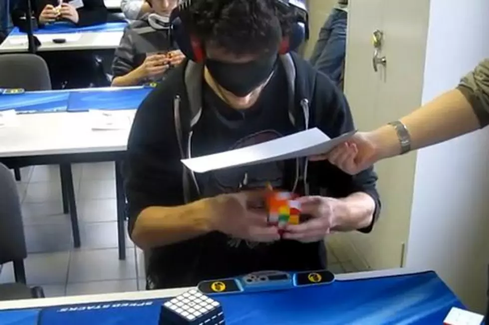 Marcell Endrey Solves Rubik’s Cube Blindfolded in Less Than 30 Seconds