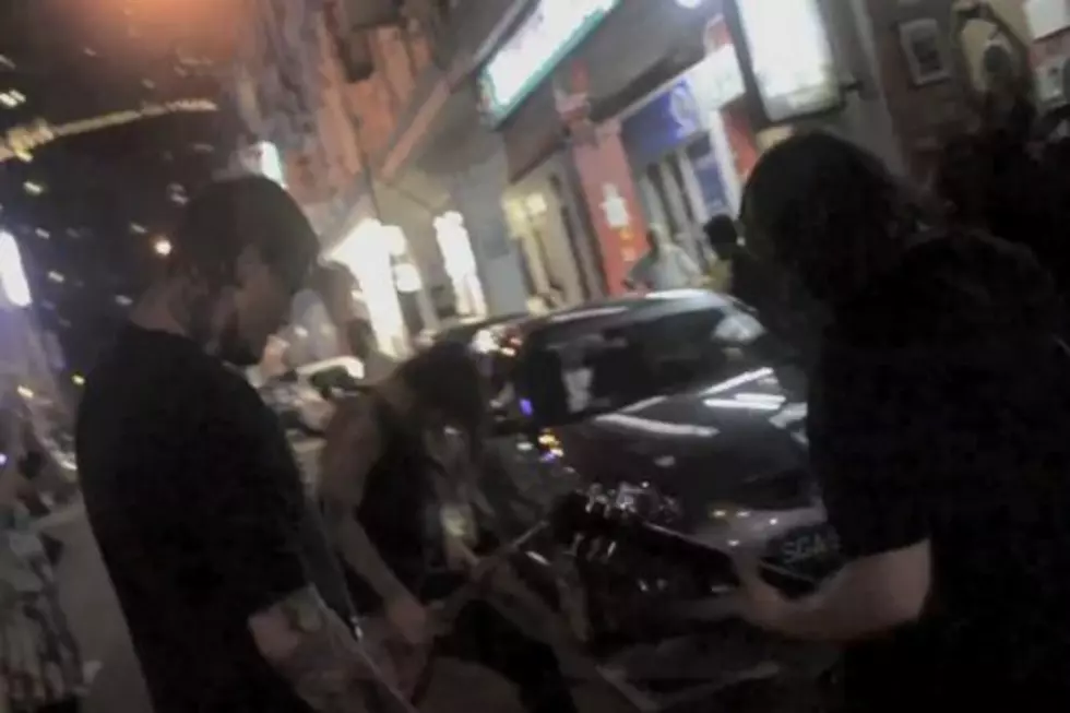 Heavy Metal Band Rocks Out in the Middle of the Street