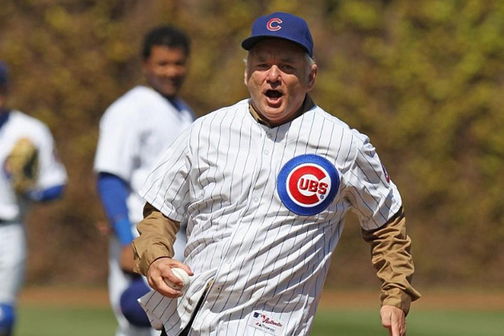 Bill Murray Throws Out First Pitch at Wrigley Field as Only Bill Murray Can