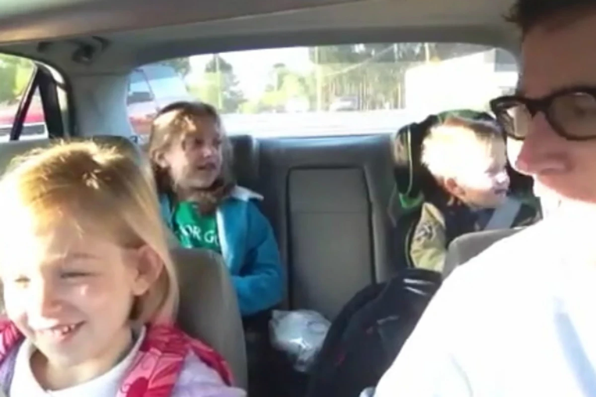 Dad and Kids Belt Out 'Bohemian Rhapsody' While Driving to School