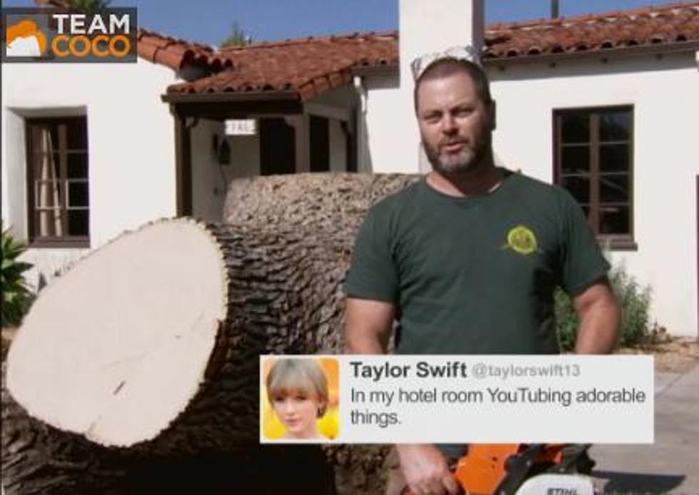 Watch ‘Parks and Recreation’s’ Nick Offerman Read Tweets From Young Female Celebs