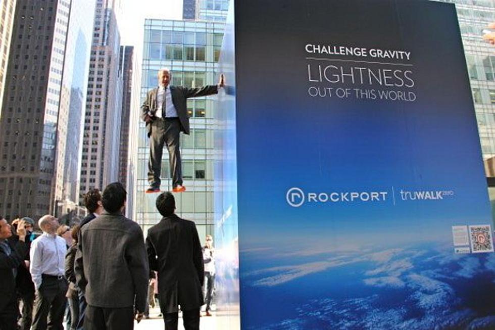 See a Man Defy Gravity in Eye-Popping Ad