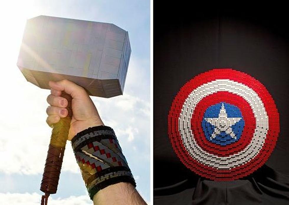 &#8216;Avengers&#8217; Fan Assembles Awesome Weapons Out of Lego