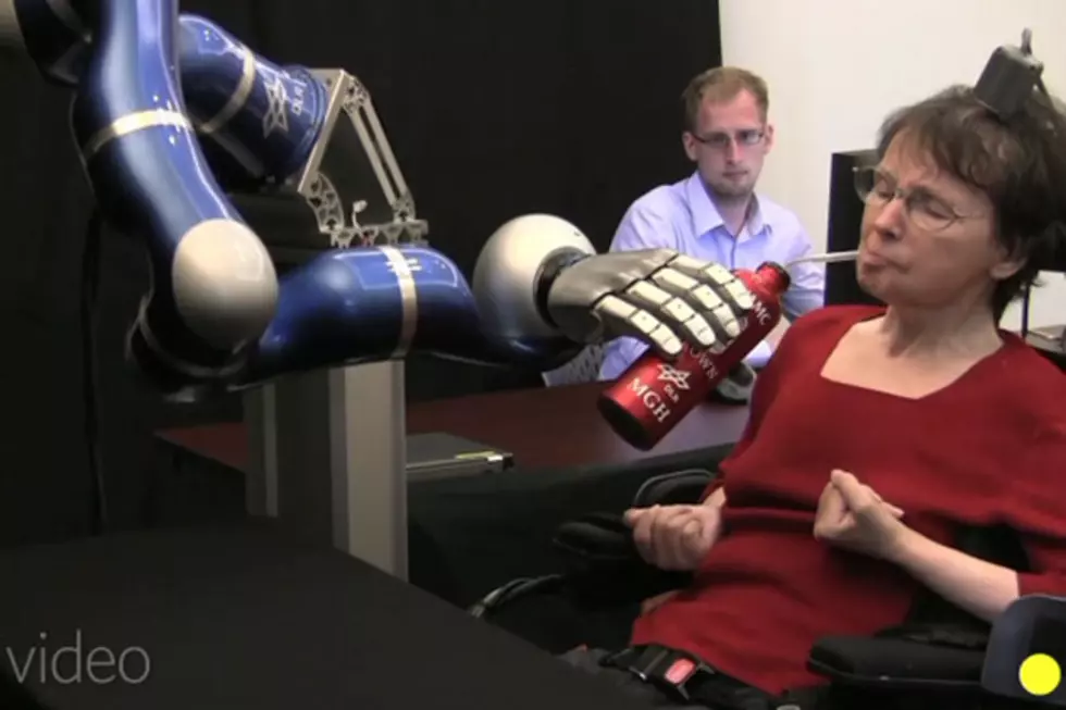 Watch a Paralyzed Woman Control a Robotic Arm With Her Mind