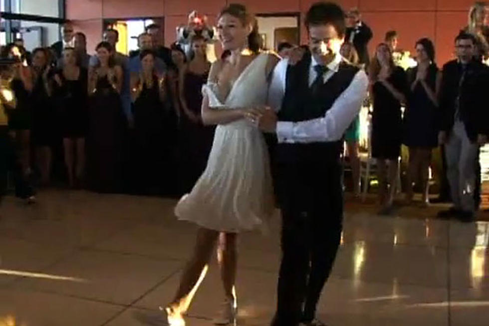 Newlyweds Wow Crowd With Awesome Swing Dance Moves