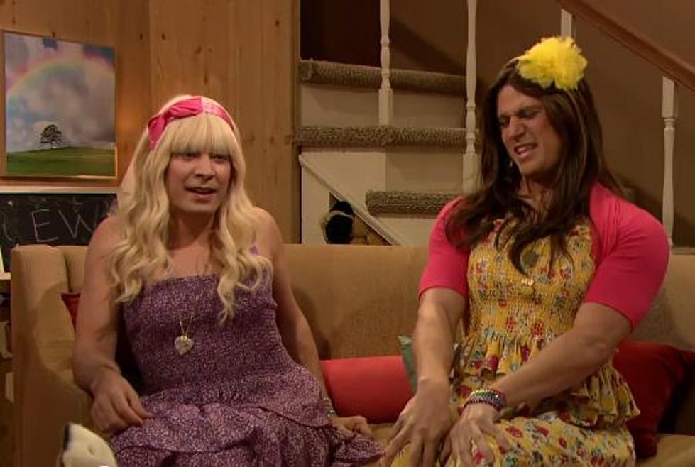 See Channing Tatum and Jimmy Fallon in Drag as the &#8216;Ew&#8217; Girls