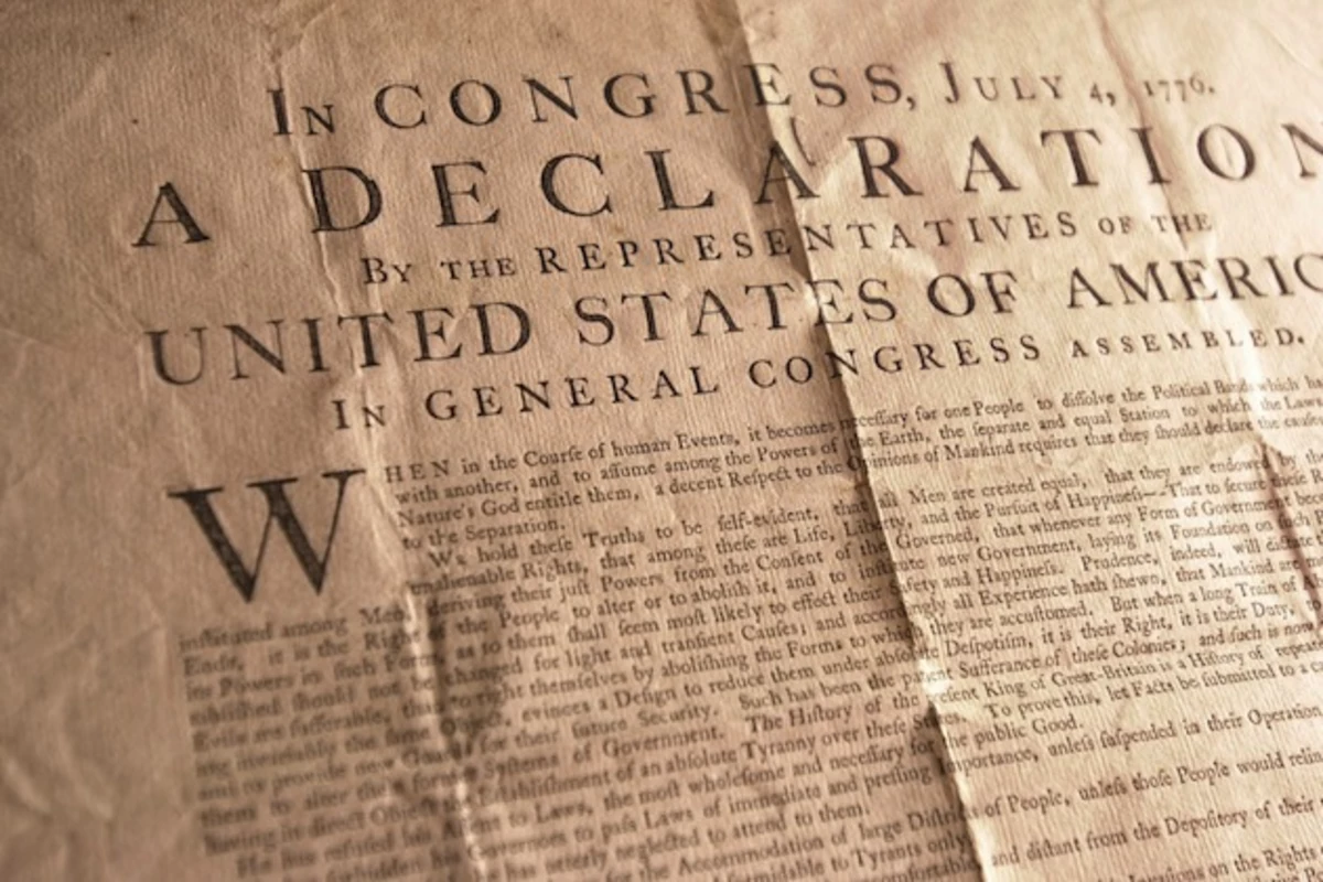 Thomas Jefferson Recites The Declaration On July 4