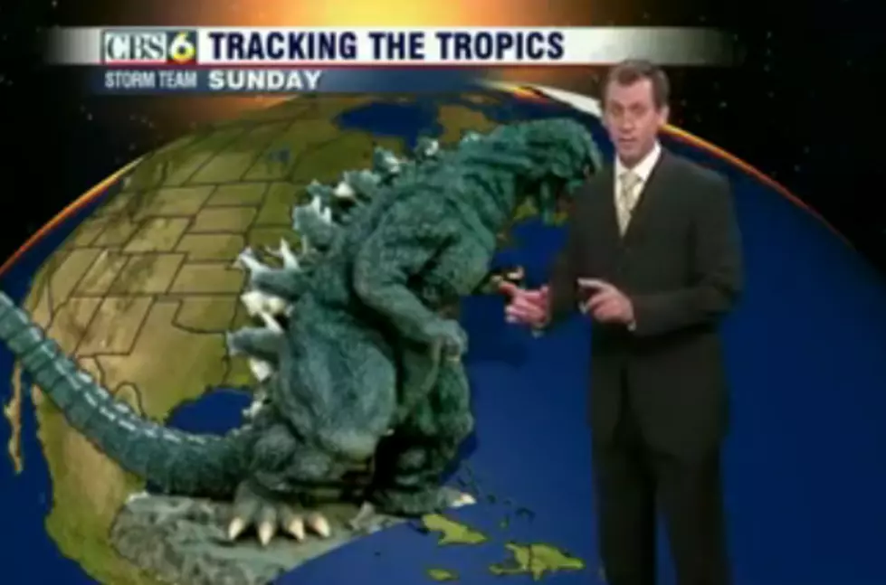 Godzilla and Volcanoes Pop Up in Wackiest Weather Report Ever
