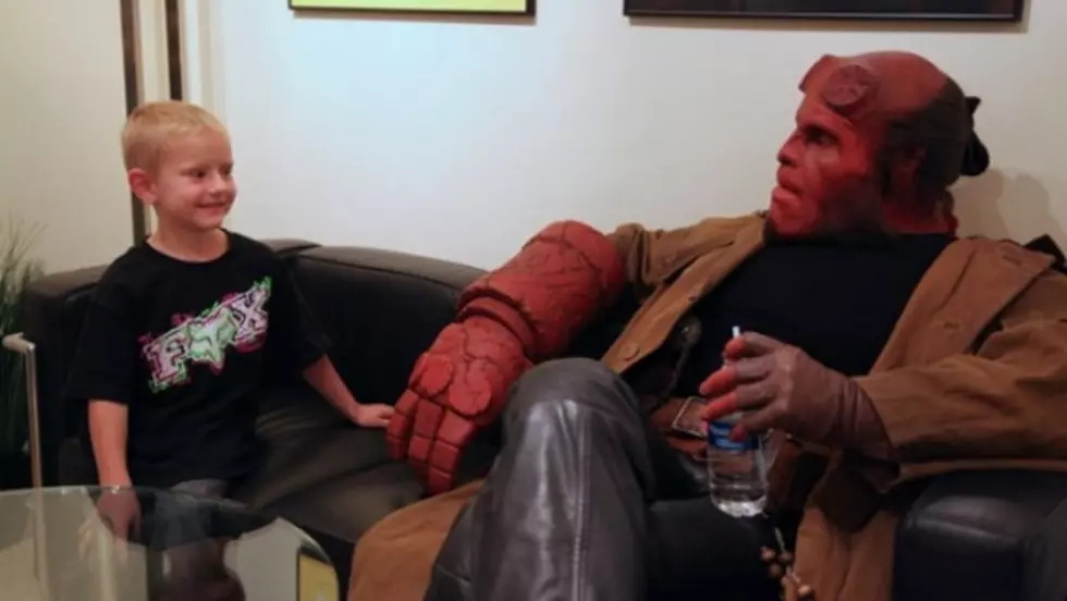 Ron Perlman Dresses as Hellboy For Make-A-Wish