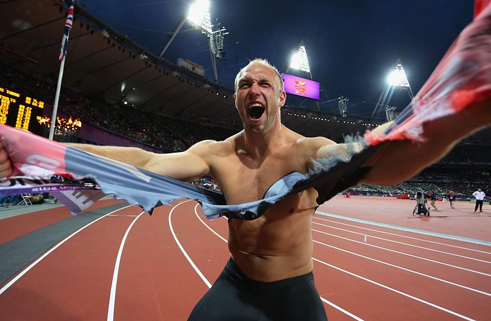 Robert Harting ‘Hulks’ Out After Winning Gold Medal In Discus