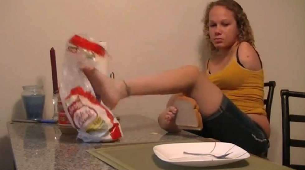 Meet The Woman Who Can Make A Sandwich With Her Feet