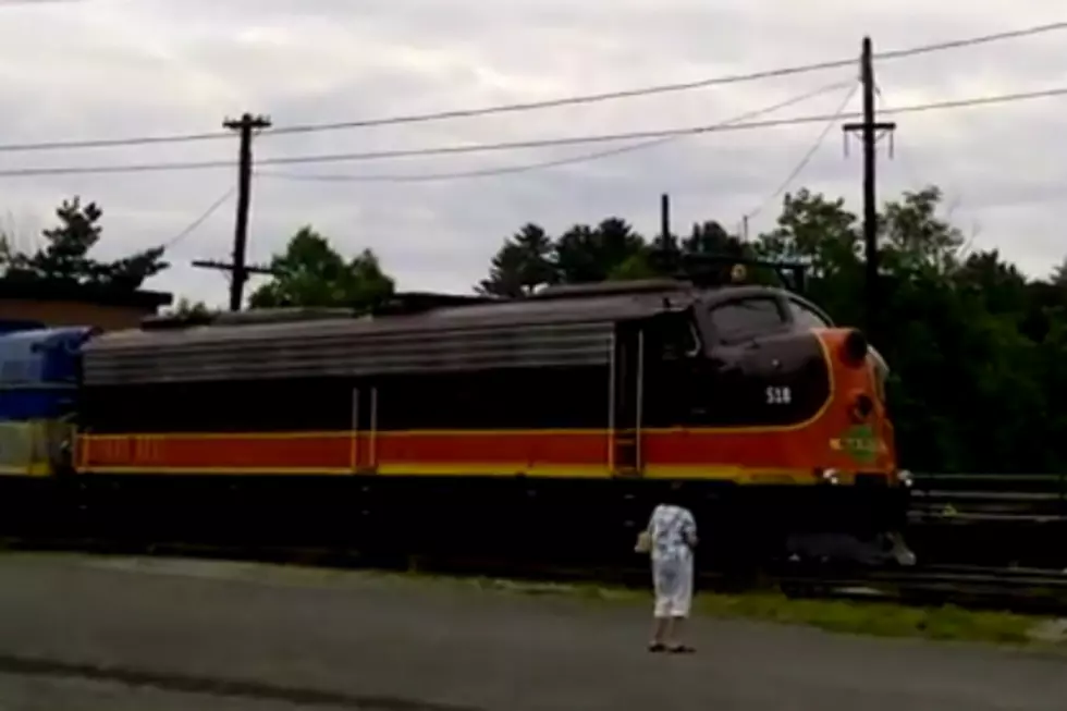 ‘Excited Train Guy’ Freaks Out Over Train Engine