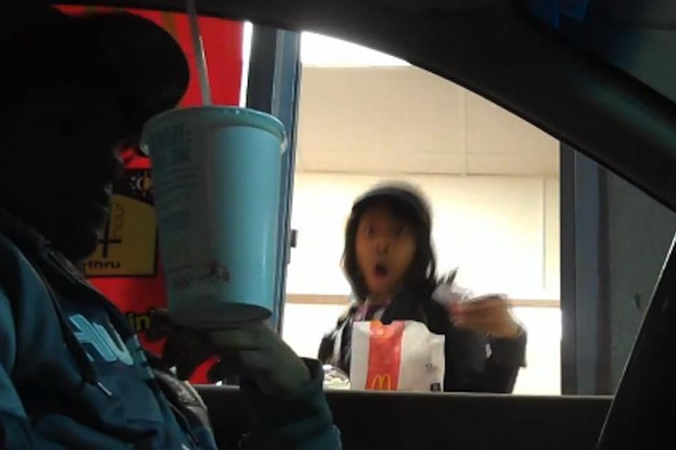 Magician Freaks Out Drive-Thru Employees with a Floating Cup