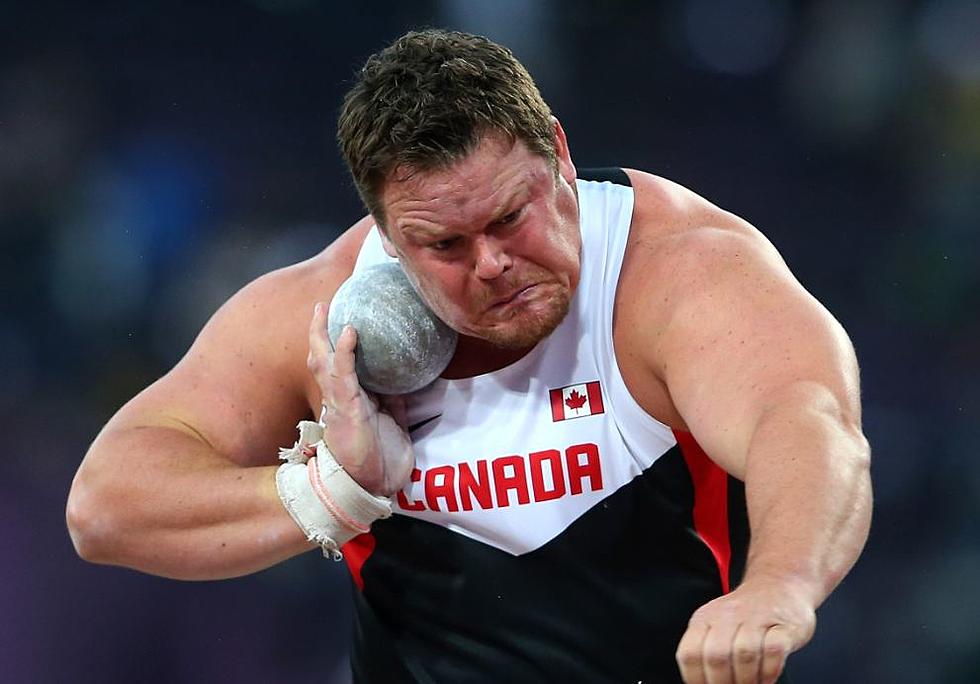 Faces of Shot Put Athletes Win Gold Medal for Intensity