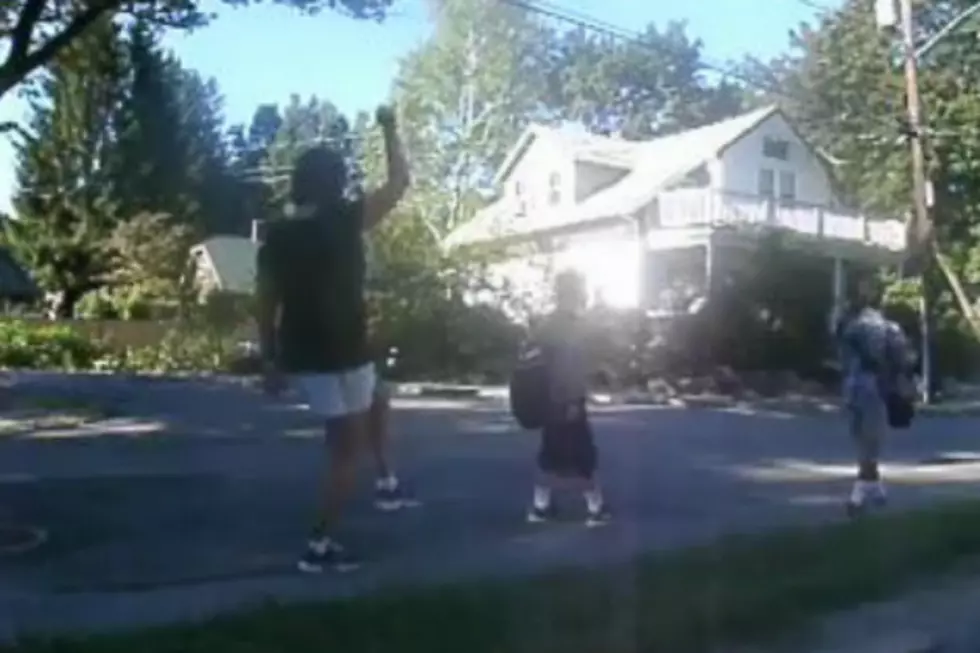 Mom Does Happy Dance as Kids Head Back to School [VIDEO]