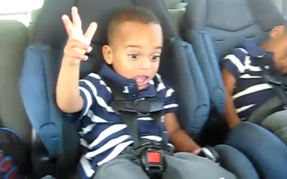 10 Cool Kids Rocking Out in Car Seats