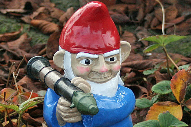 Gun Toting Garden Gnomes Go On The Offensive