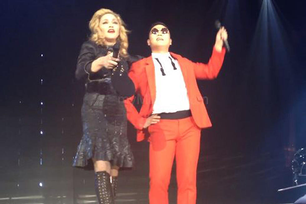 Madonna and Psy Team Up Onstage at MSG