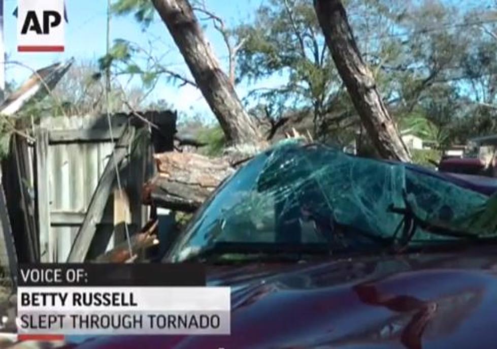 Woman Sleeps Through Tornado Tearing Away Her Roof