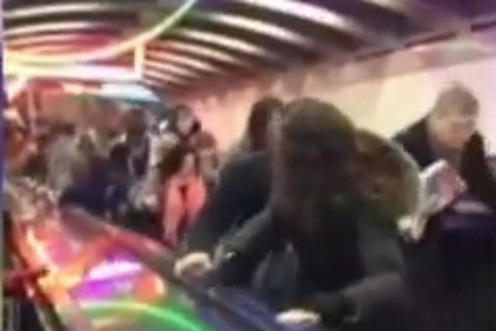 Escalator Develops Mind of Its Own and Reverses Direction