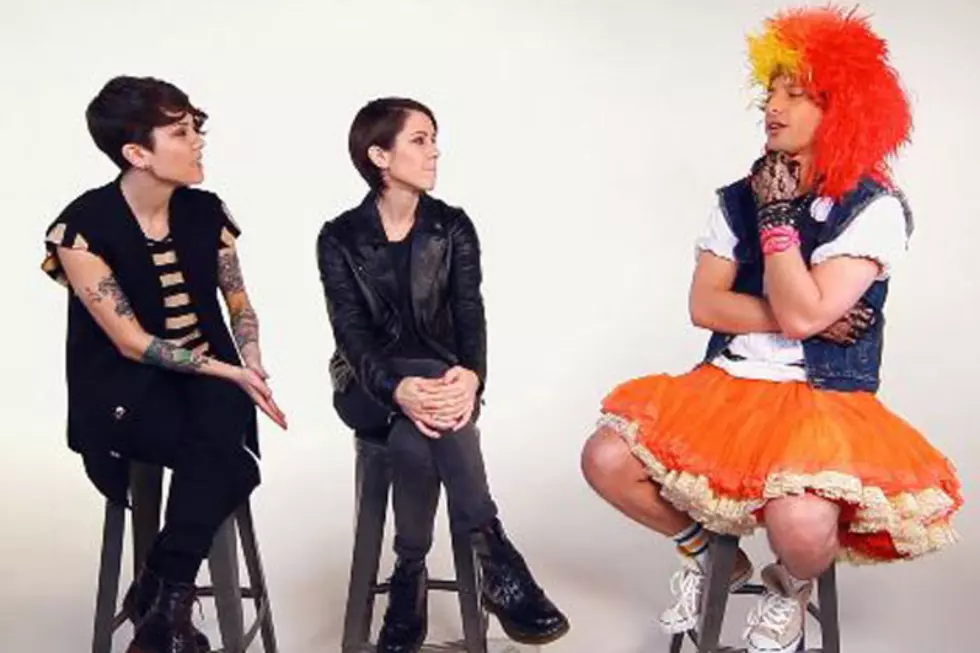 Watch Andy Samberg Try to Win Over Tegan and Sara