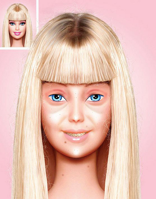 Human barbie no makeup online