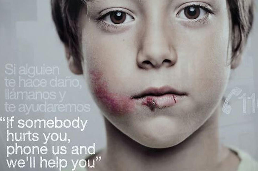 Poster Sends Secret Message to Help Abused Children