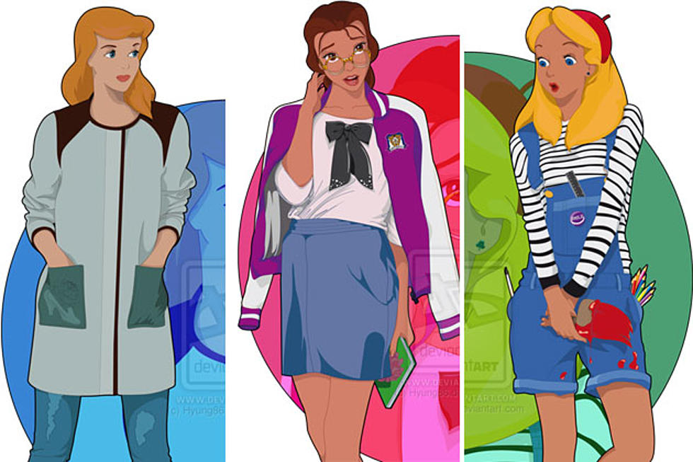 Disney Characters as College Students