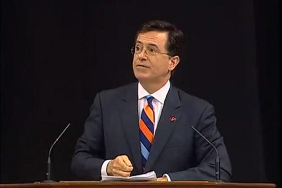 Stephen Colbert Drops Wit and Wisdom at University of Virginia Commencement
